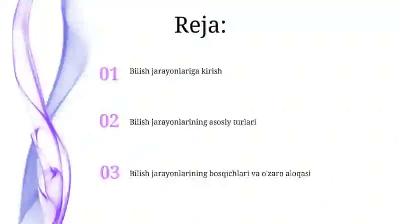 Bilish jarayonlarivaularningbosqichlari 2