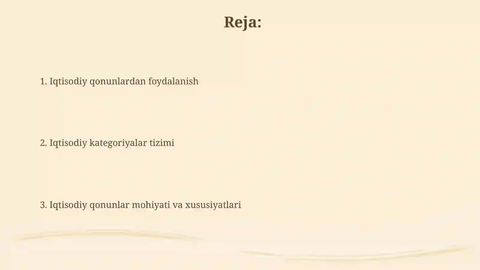 Iqtisodiy qonunlar va katerogiyalari 2