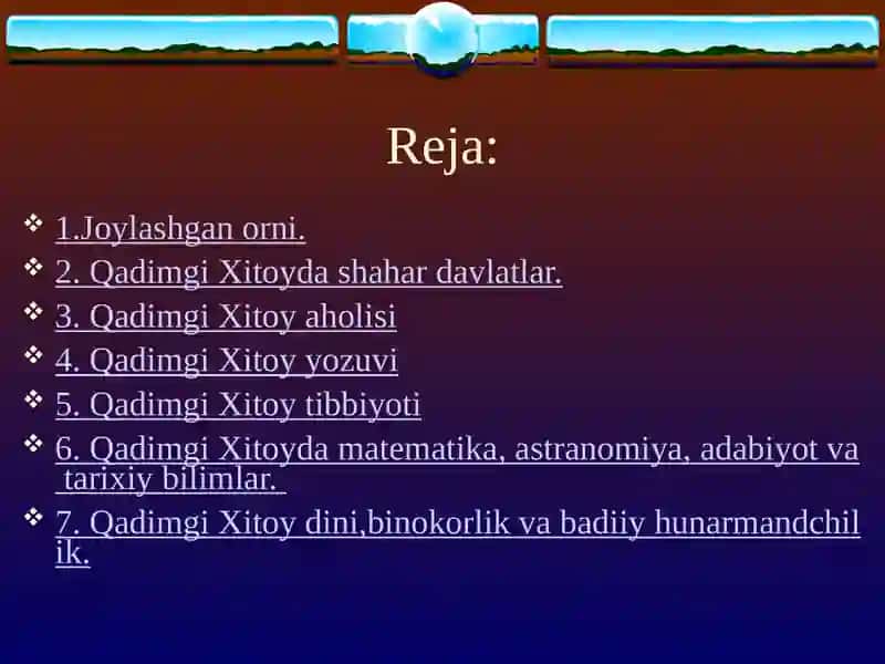 Qadimgi Xitoy 2