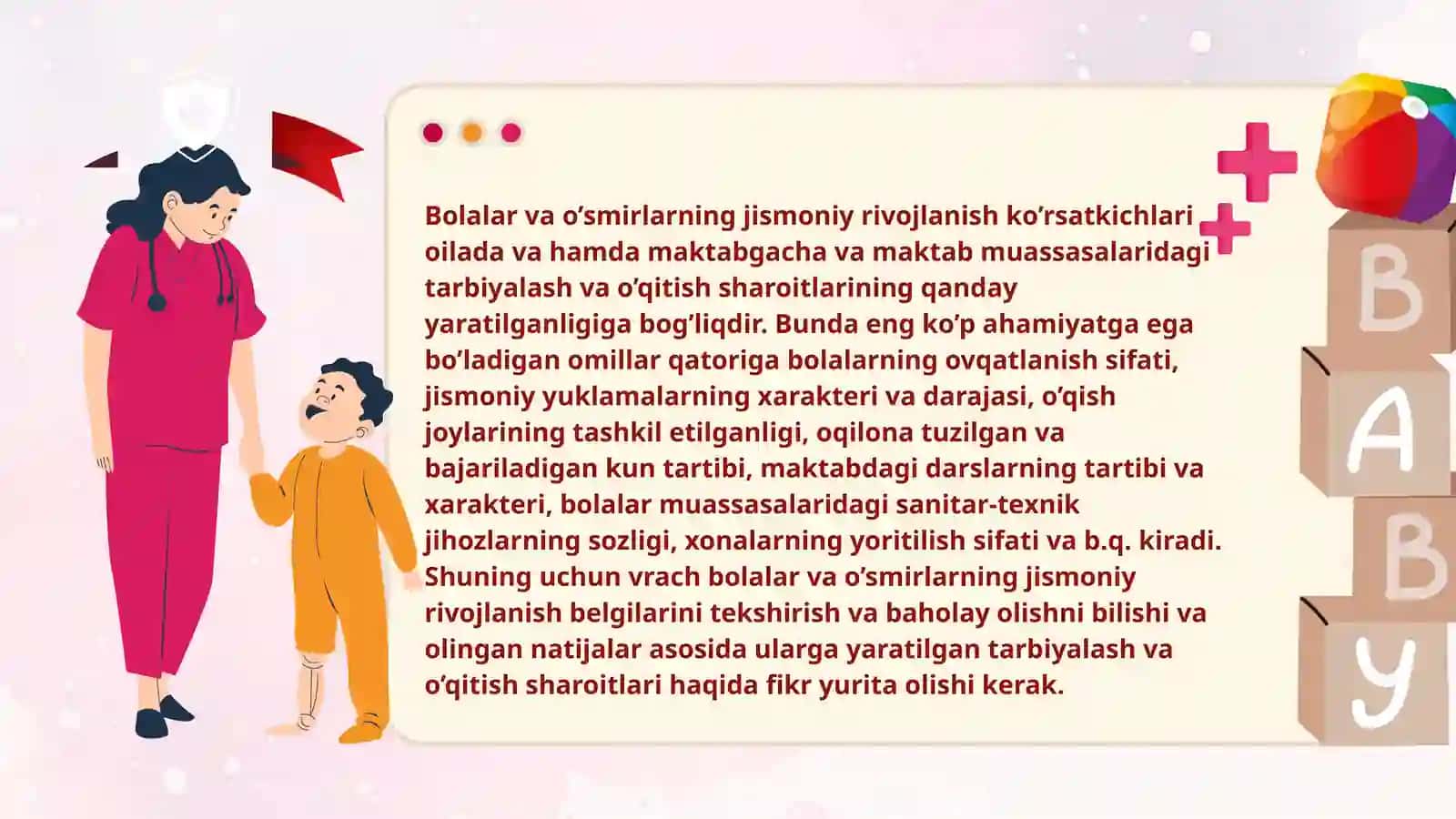 Bolalar va o’smirlarning jismoniy rivojlanishi ko’rsatkichlari 2