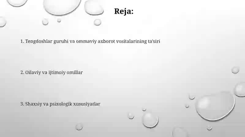 Voyaga yetmaganlar huquqbuzarligining ijtimoiy psixologik omillari 2