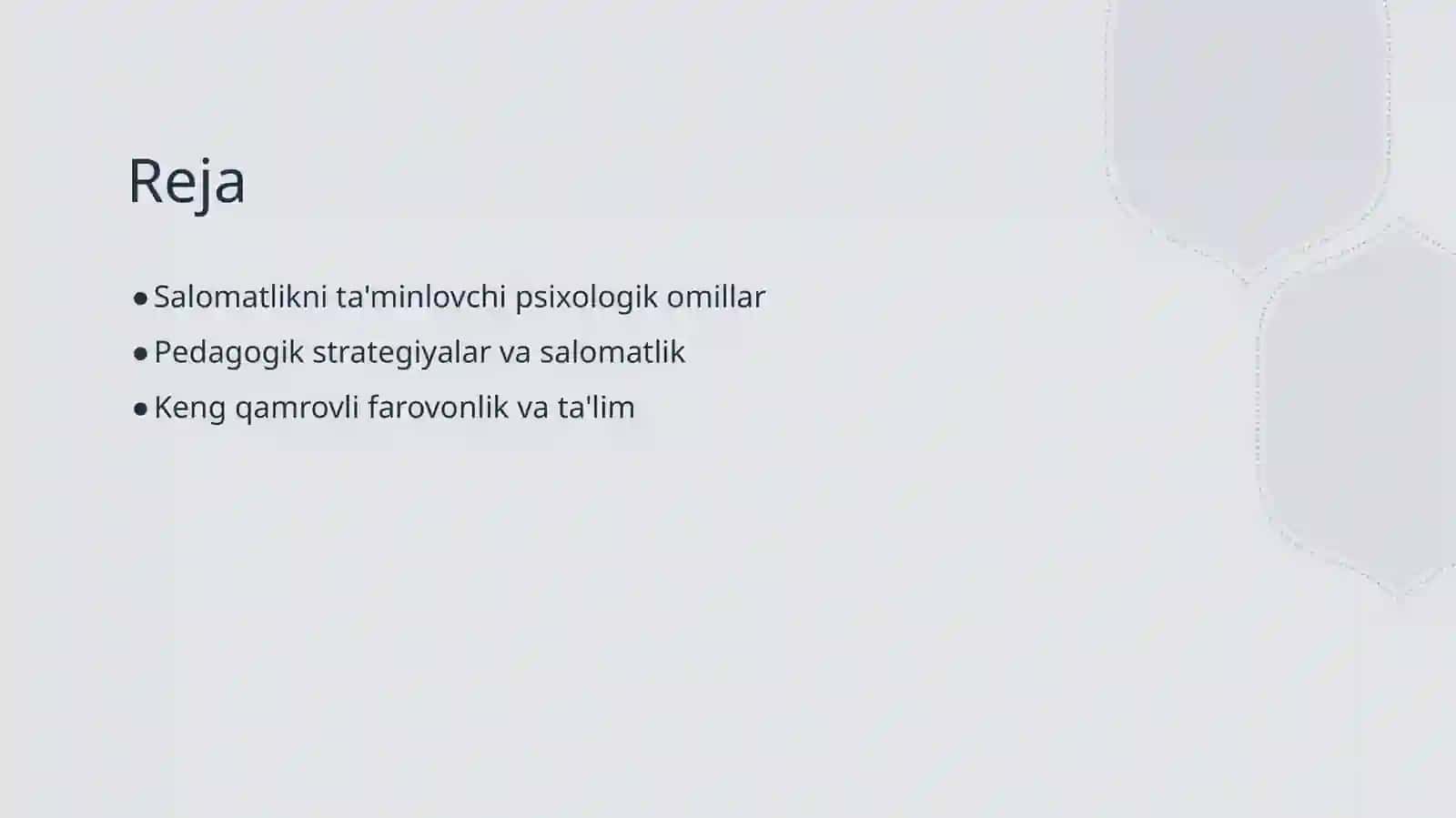 Salomatlikni ta'minlovchi zarur psixologik-pedagogik omillar 2