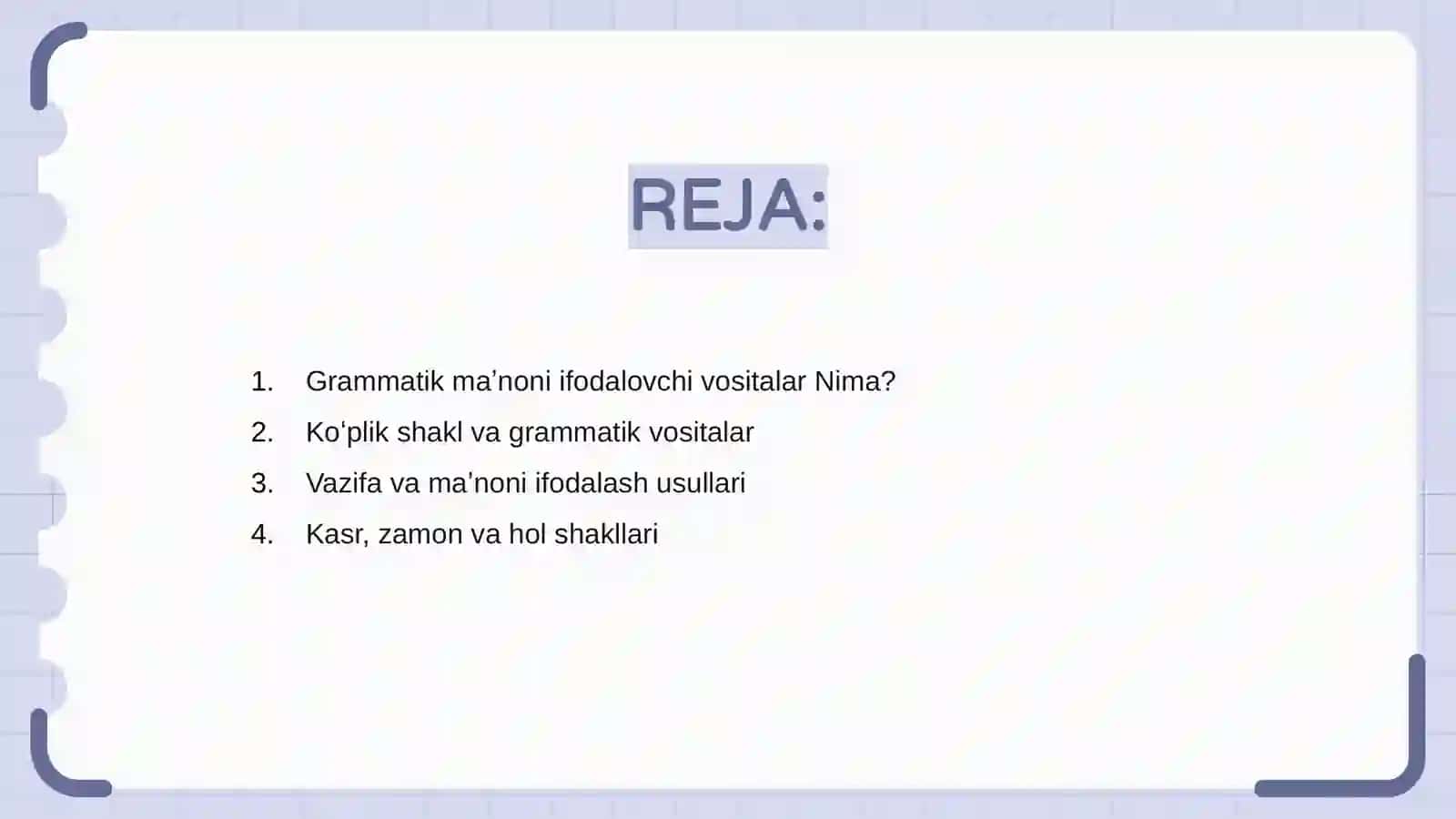 Grammatik maʼnoni ifodalovchi vositalar 2