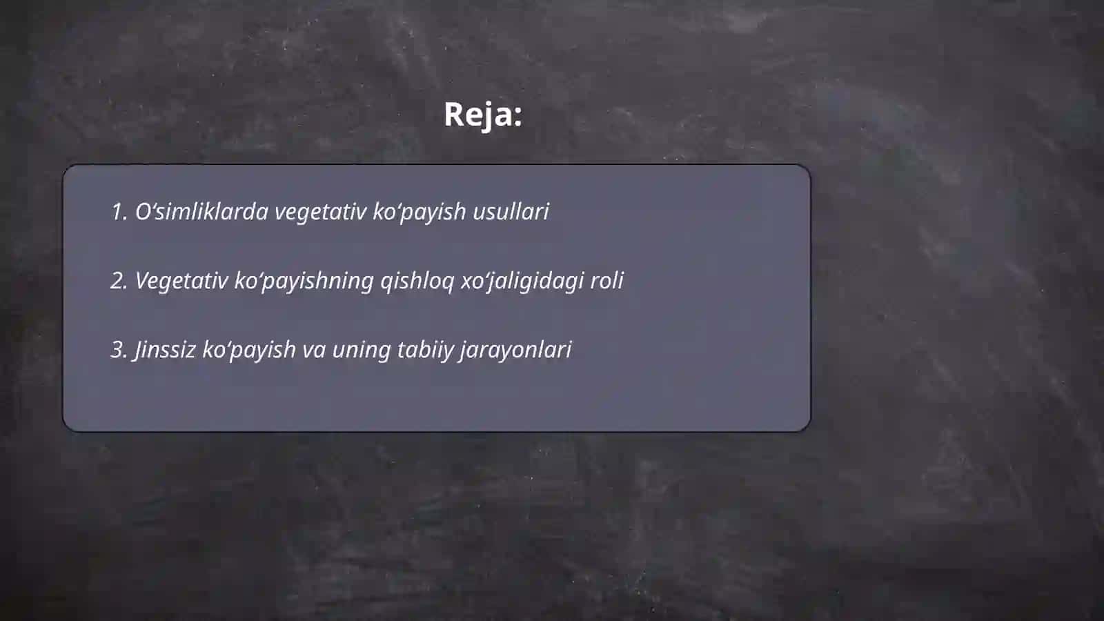 Oʻsimliklarda vegetativ,jinssiz va jinsiy Koʻpayishning mohiyati va ularning qishloq hoʻjaligidagi ahamiyati 2