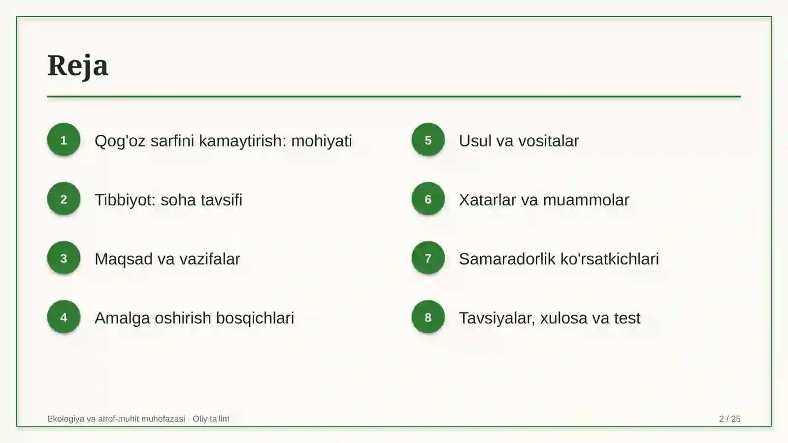 Tibbiyotda qog'oz sarfini kamaytirish 2
