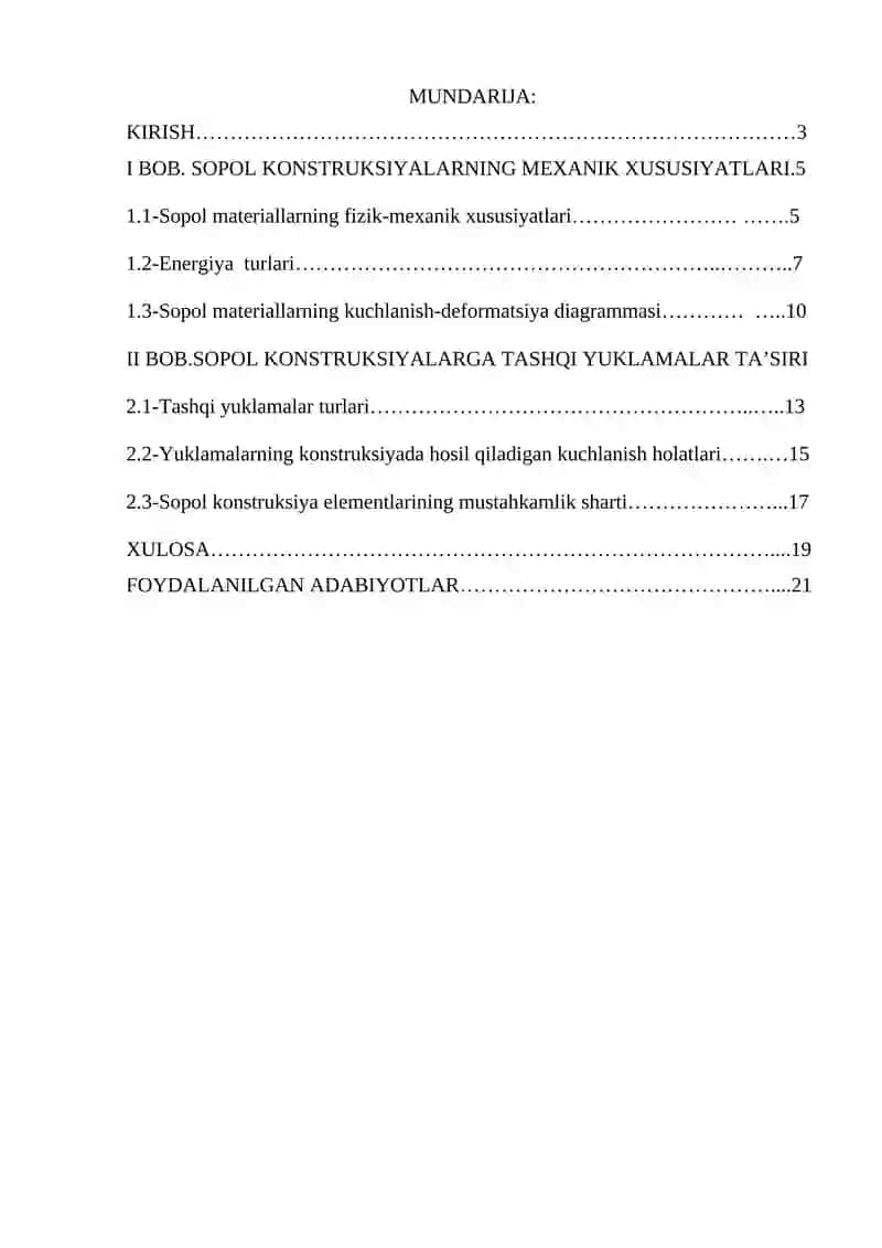 SOPOL KONSTRUKSIYALARI 2