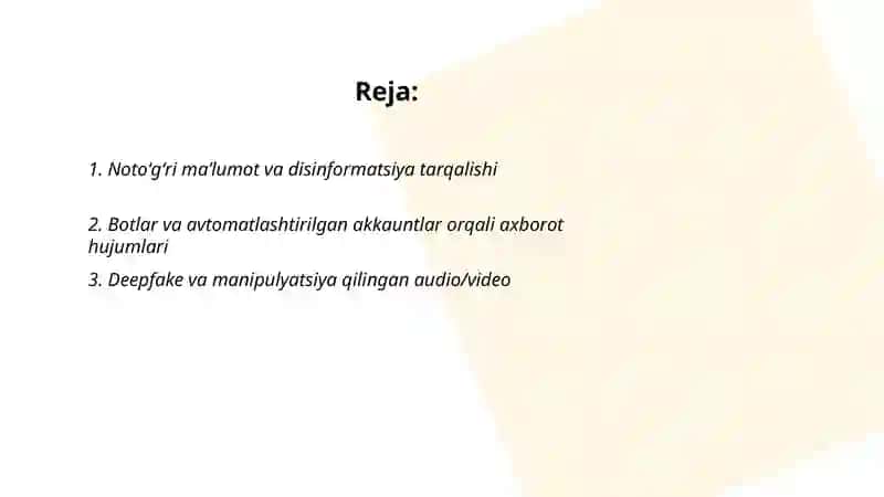 Ijtimoiy tarmoqlarda axborot xurujlari va tahdidlari 2