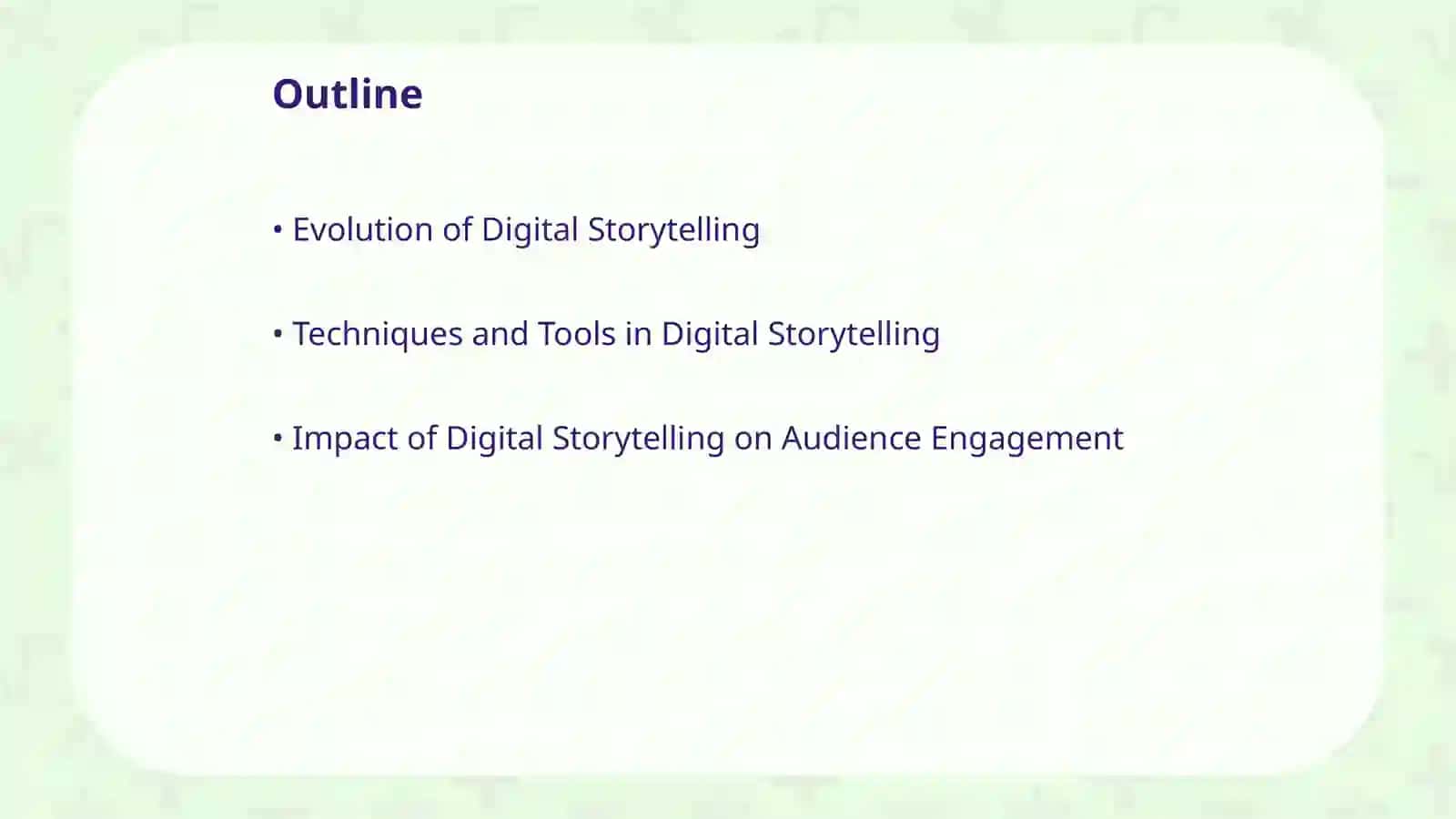 Digital Storytelling 2
