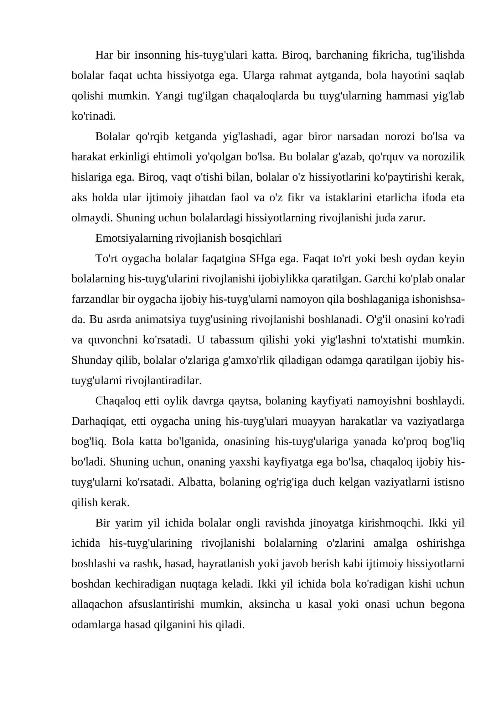 BOLALARDA HISSIYOTLAR XUSUSIYATLARI 2