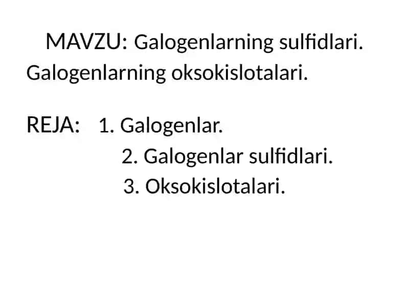 Galogenlar 2