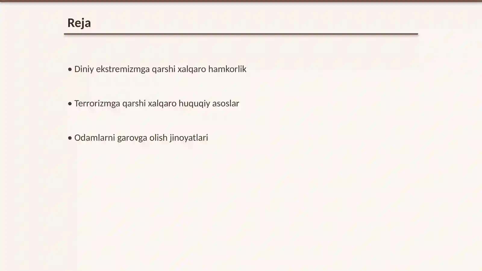 Diniy ekstremizm va terrorizmga qarshi kurashning xalqaro siyosiy-huquqiy asoslari 2