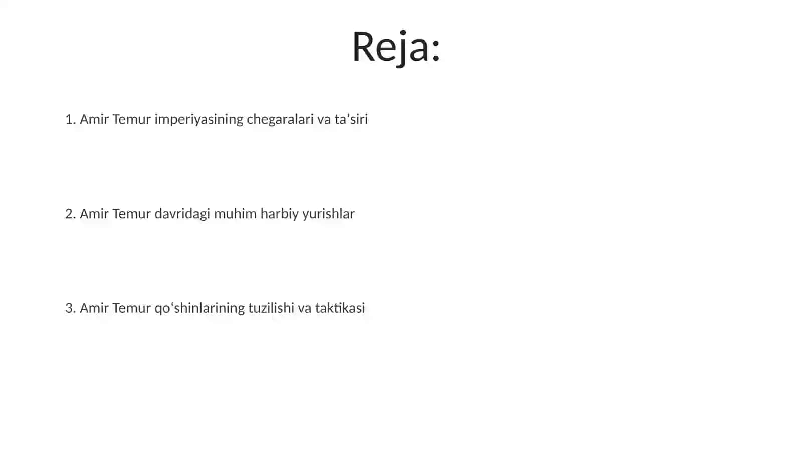 Amir Tumerning sarkardalik.faolyati 2
