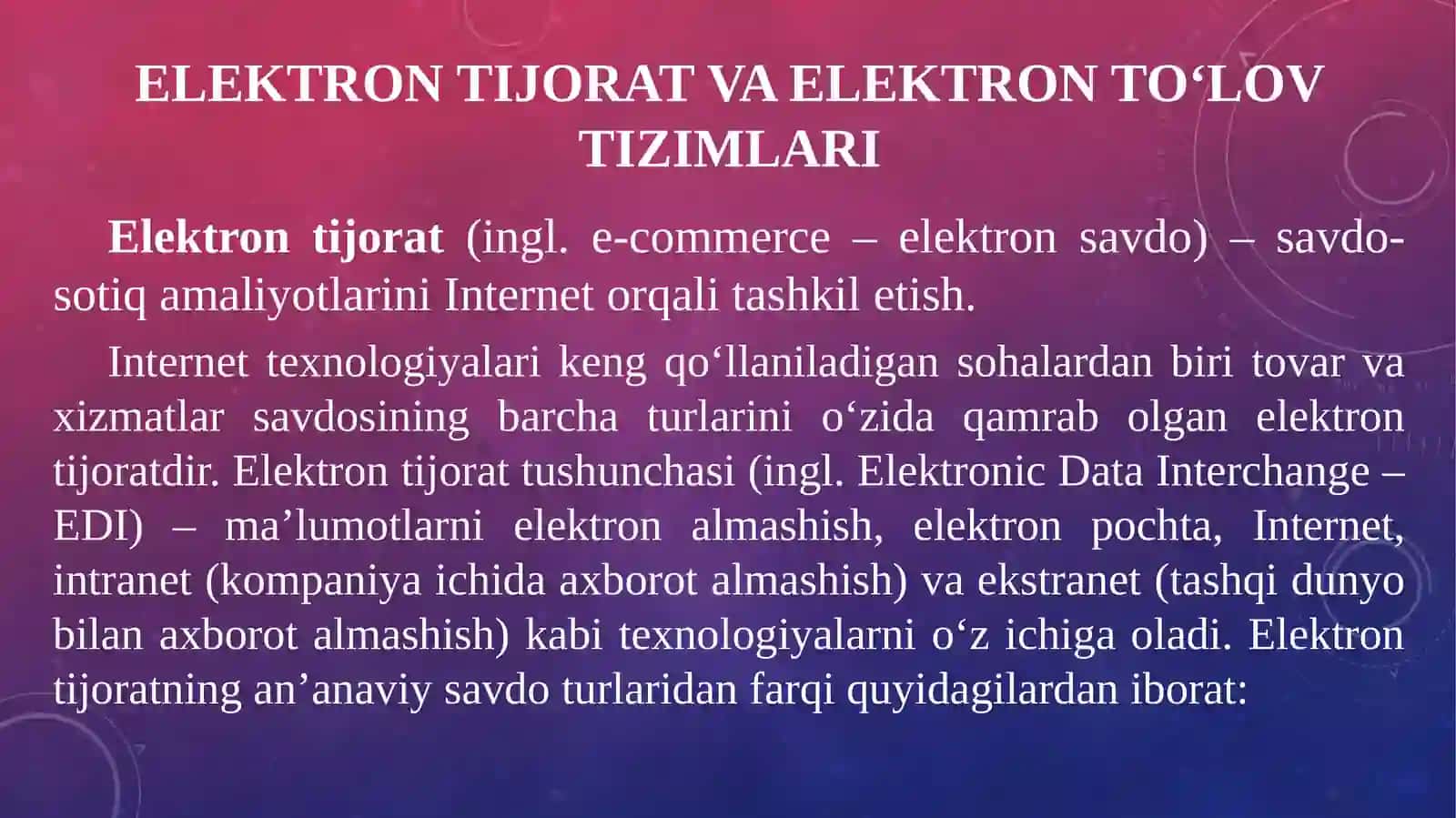 Elektrontijorattizimlarivaelektronraqamliimzo 2
