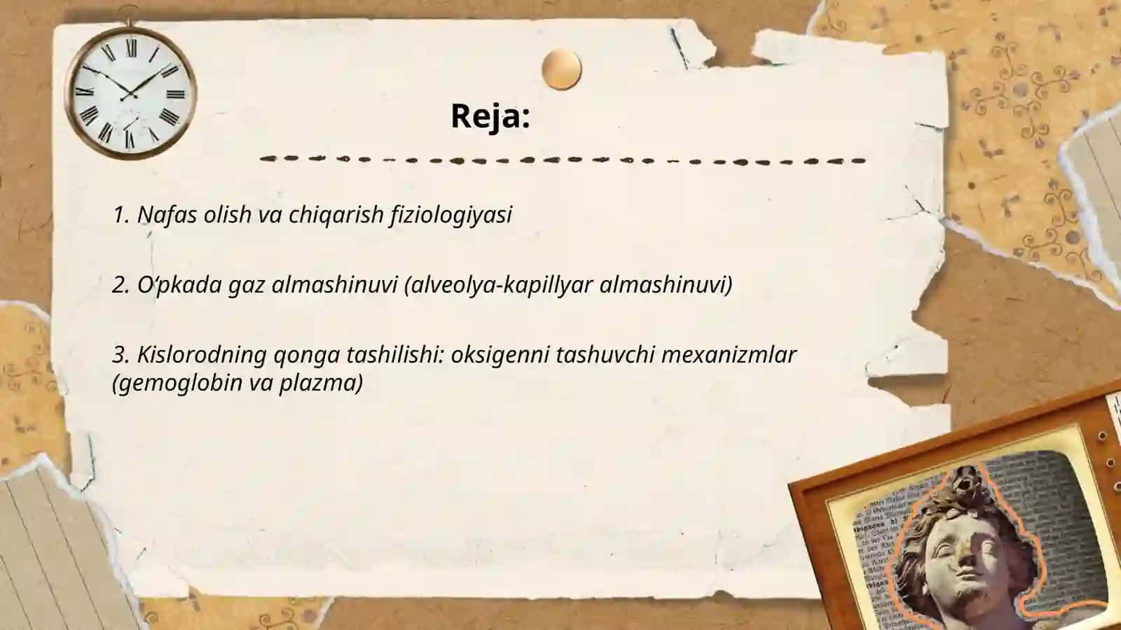 Nafas fizologiyasi. Qonda gazlar tashilishi. Nafas mexanizmi. Gazlar transporti 2