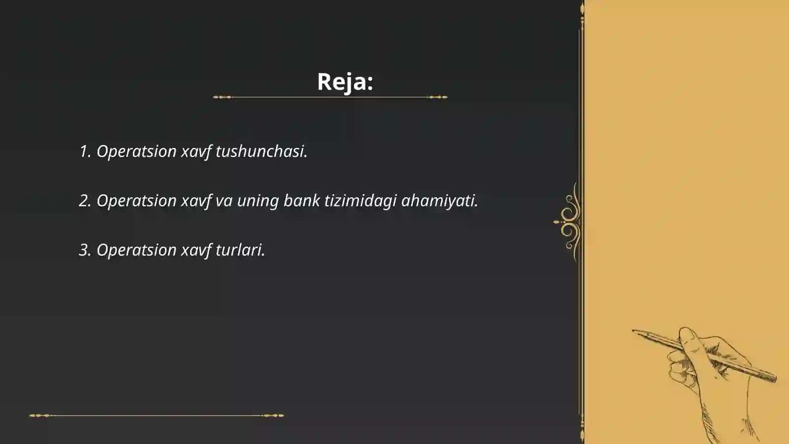 Operatsion risk tushunchasi, mazmuni va ularning bank faoliyatiga ta'siri 2