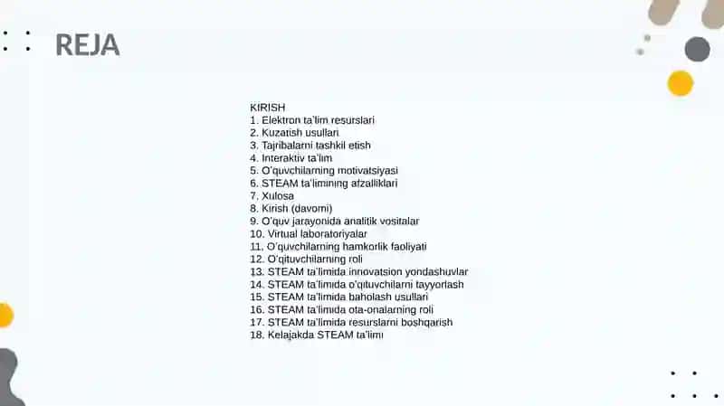 STEAM taʼlim texnologiyasini tatbiq etishda elektron taʼlim resurslaridan foydalanish 2