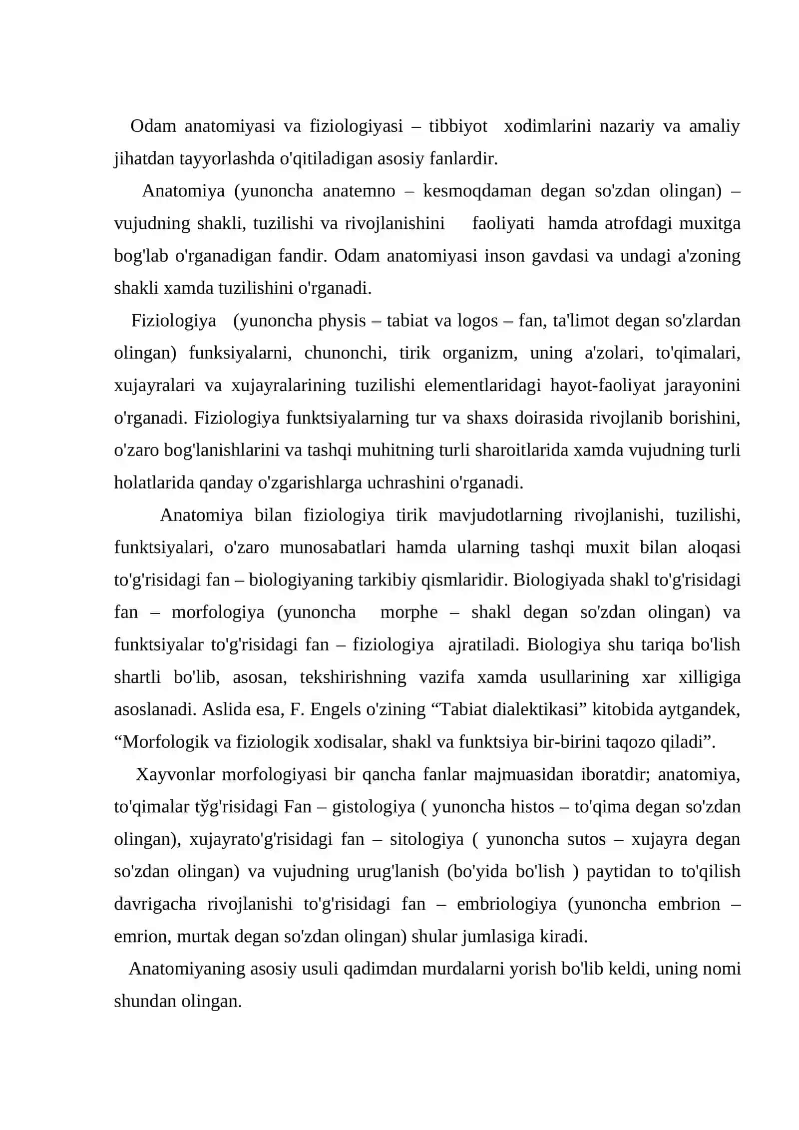 Tibbiy fanlar asosi fanining mazmuni va vazifalari , usullari, qisqacha tarixi 2