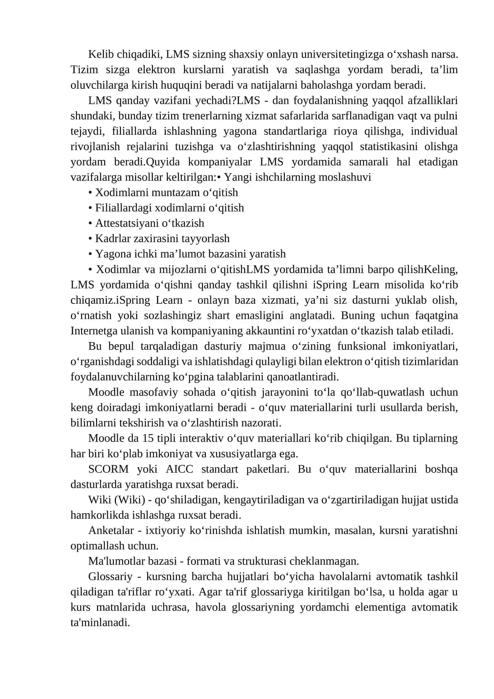 12-Amaliy mashg`ylot. LMS MOODLEda muloqot va ma’lumot almashinuvi 2