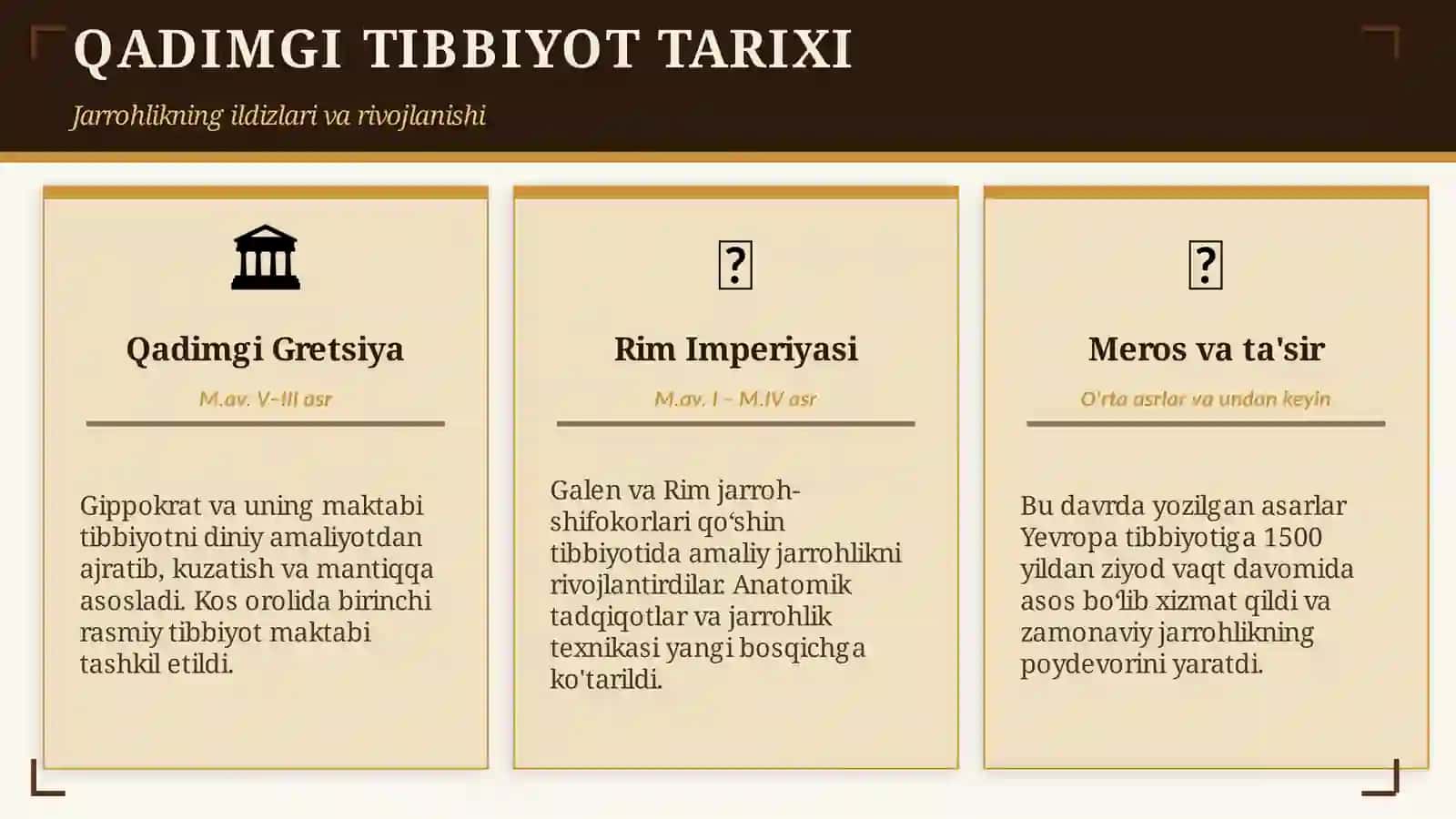 QADIMGI GRETSIYA VA RIMDAJARROHLIK SANATI 2