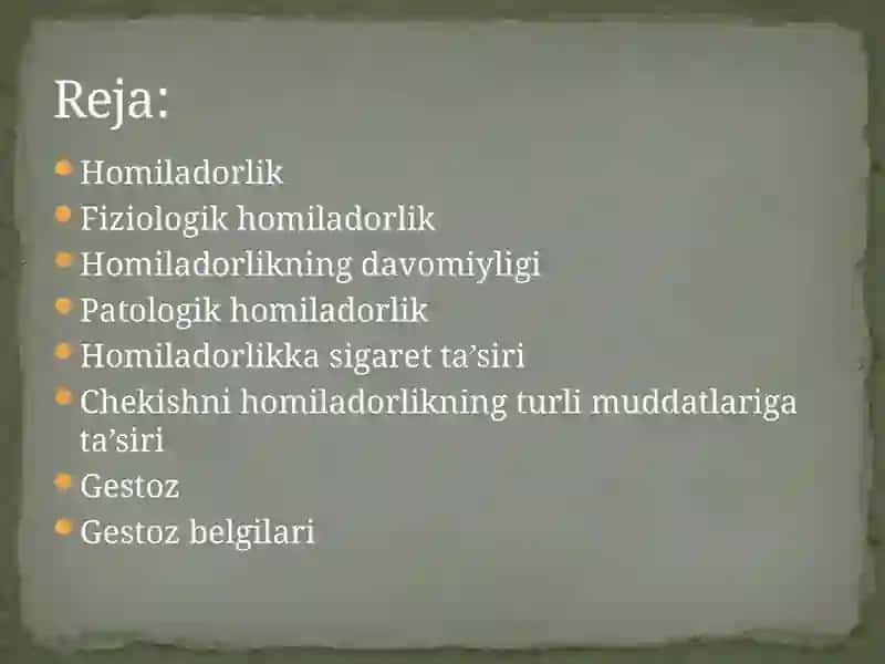 Tibbiyot. Ona qornida rivojlanish patalogiyalari 2