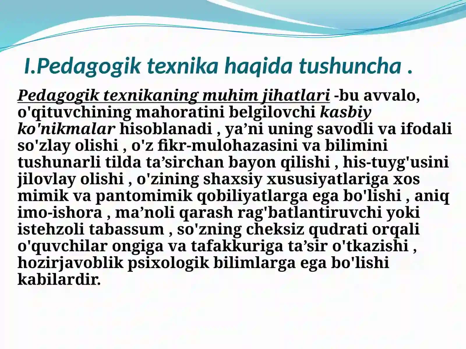 Pedagogik texnika 2