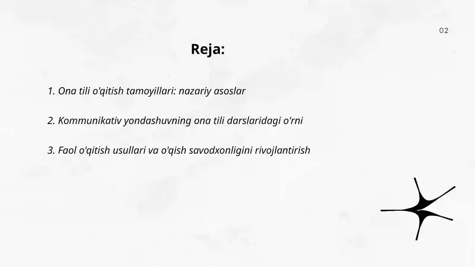 Ona tili va o'qish savodxonligini o'qitish tamoyillari 2