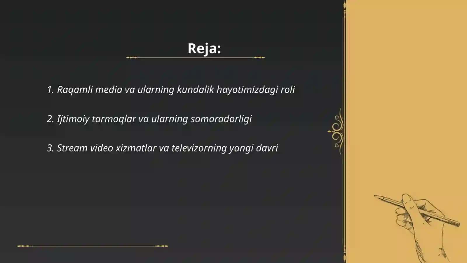 Media texnologiyalar kundalik hayotda 2