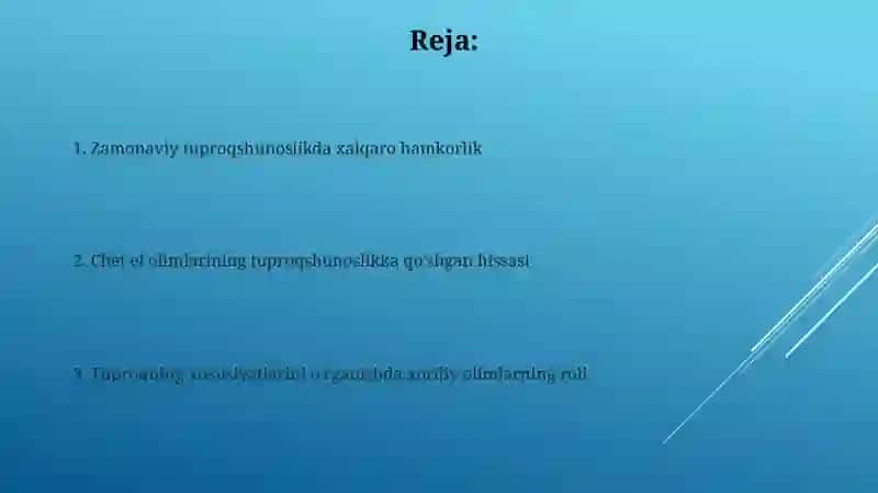 Tuproqning tadqiq etishda xorijiy olimlarning xissasi 2