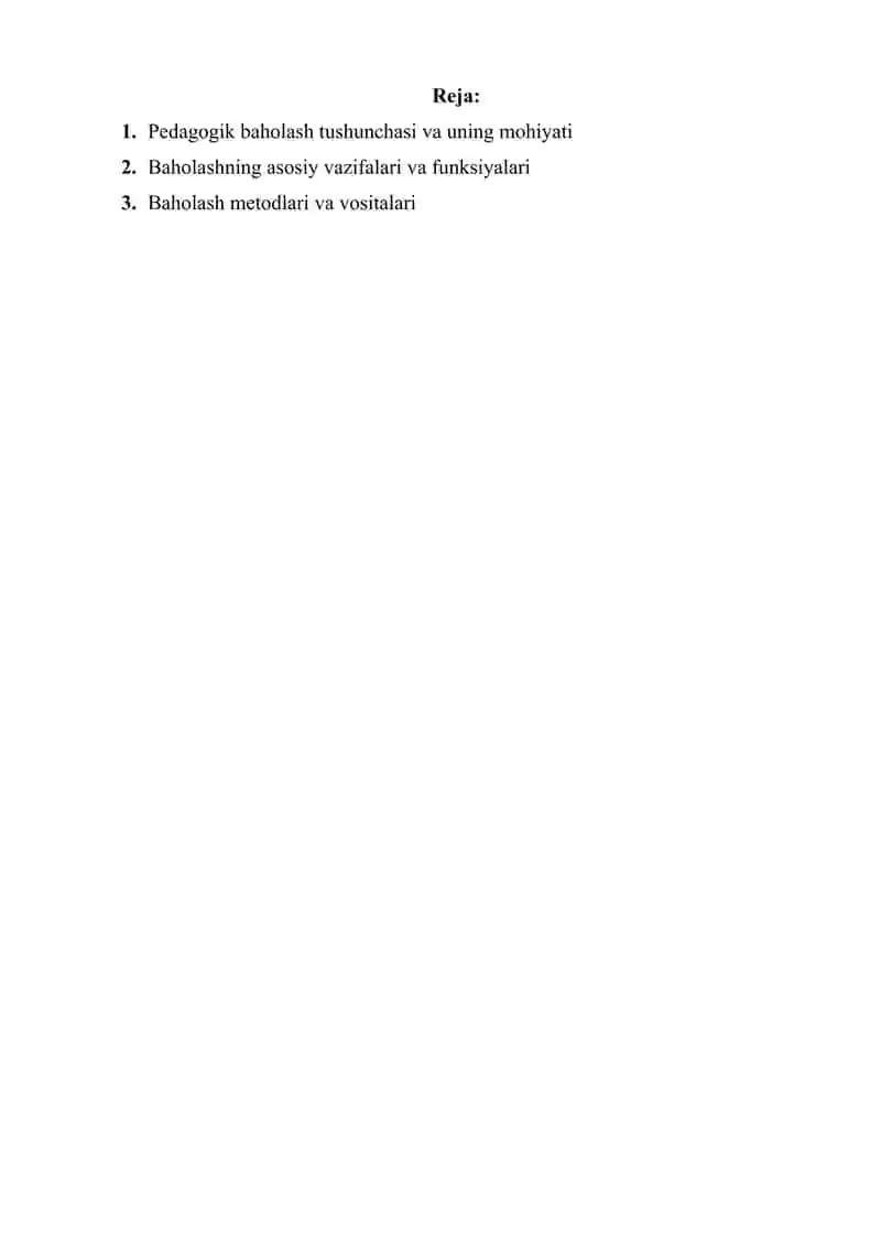 Pedagogik baholash 2