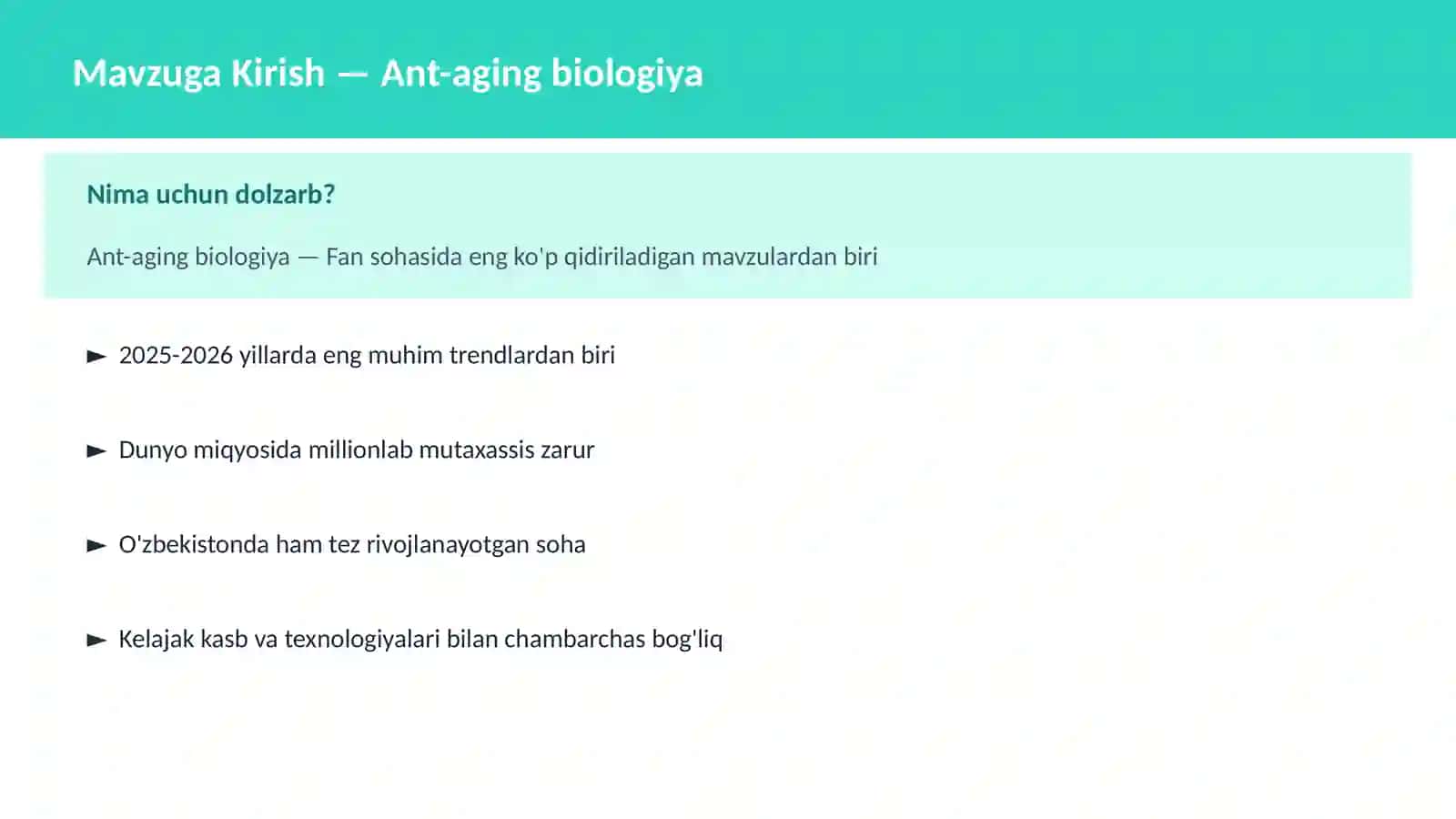 Ant-aging biologiya 2
