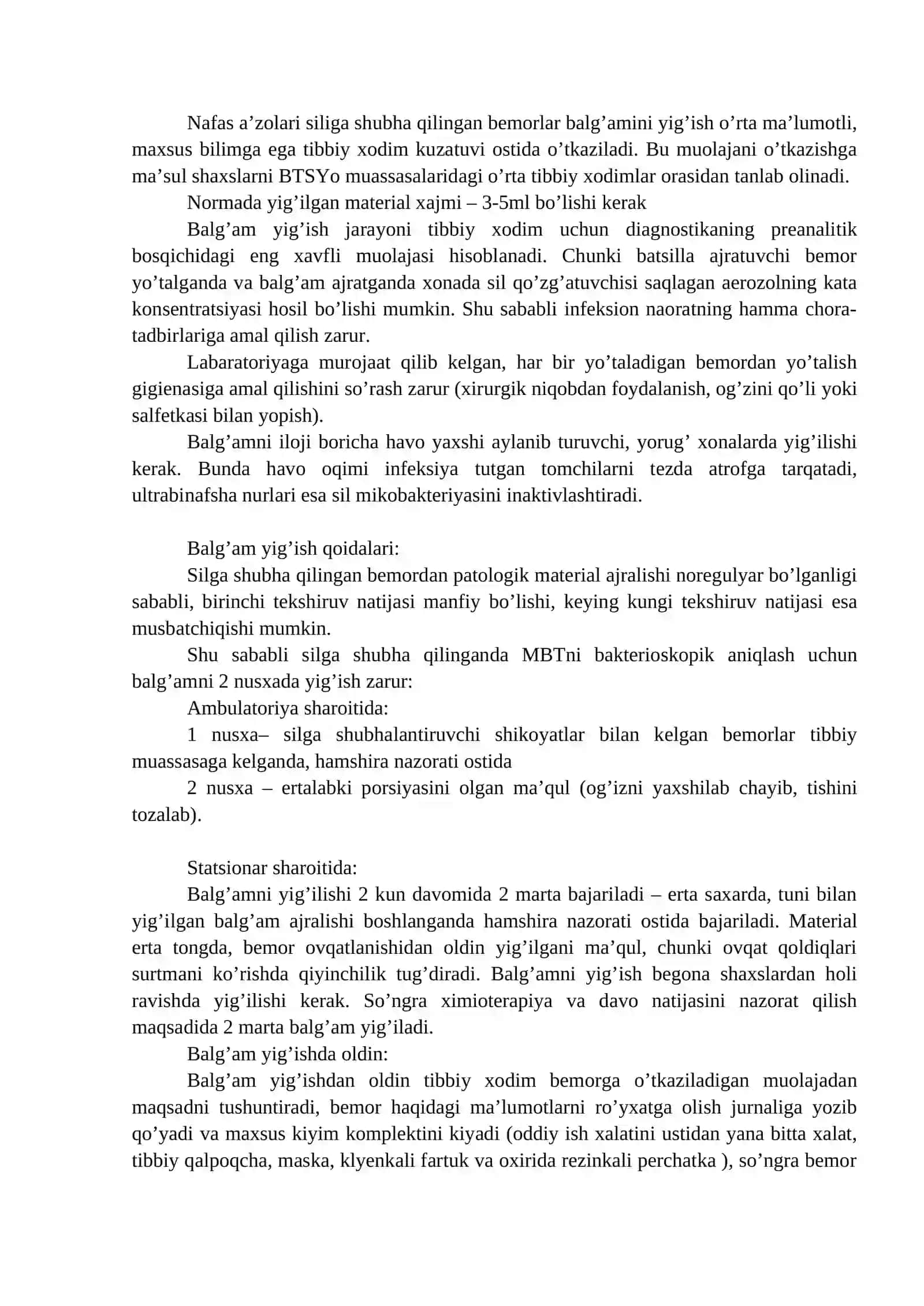 Tuberkulyoz diagnostikasi 2