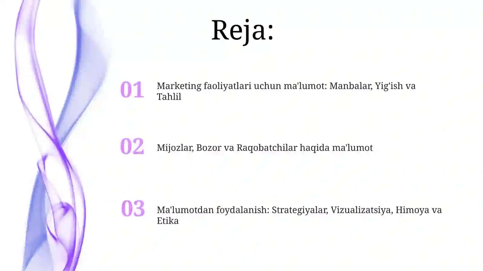 Marketing faoliyatini axborot bilan taʼminlash 2