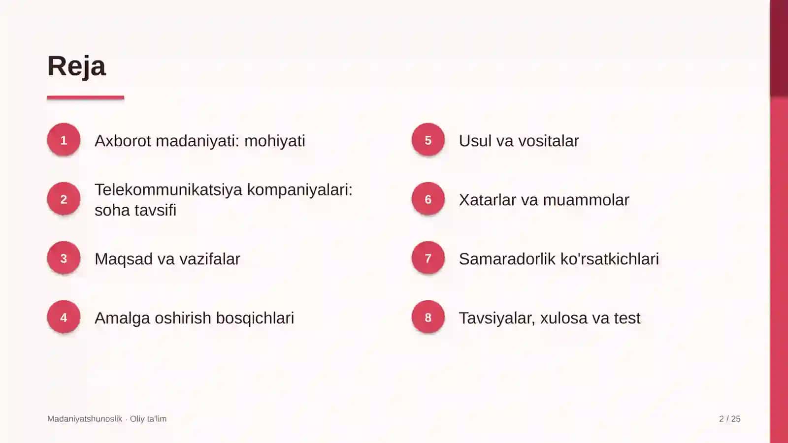 telekommunikatsiya kompaniyalarida axborot madaniyati 5869 2
