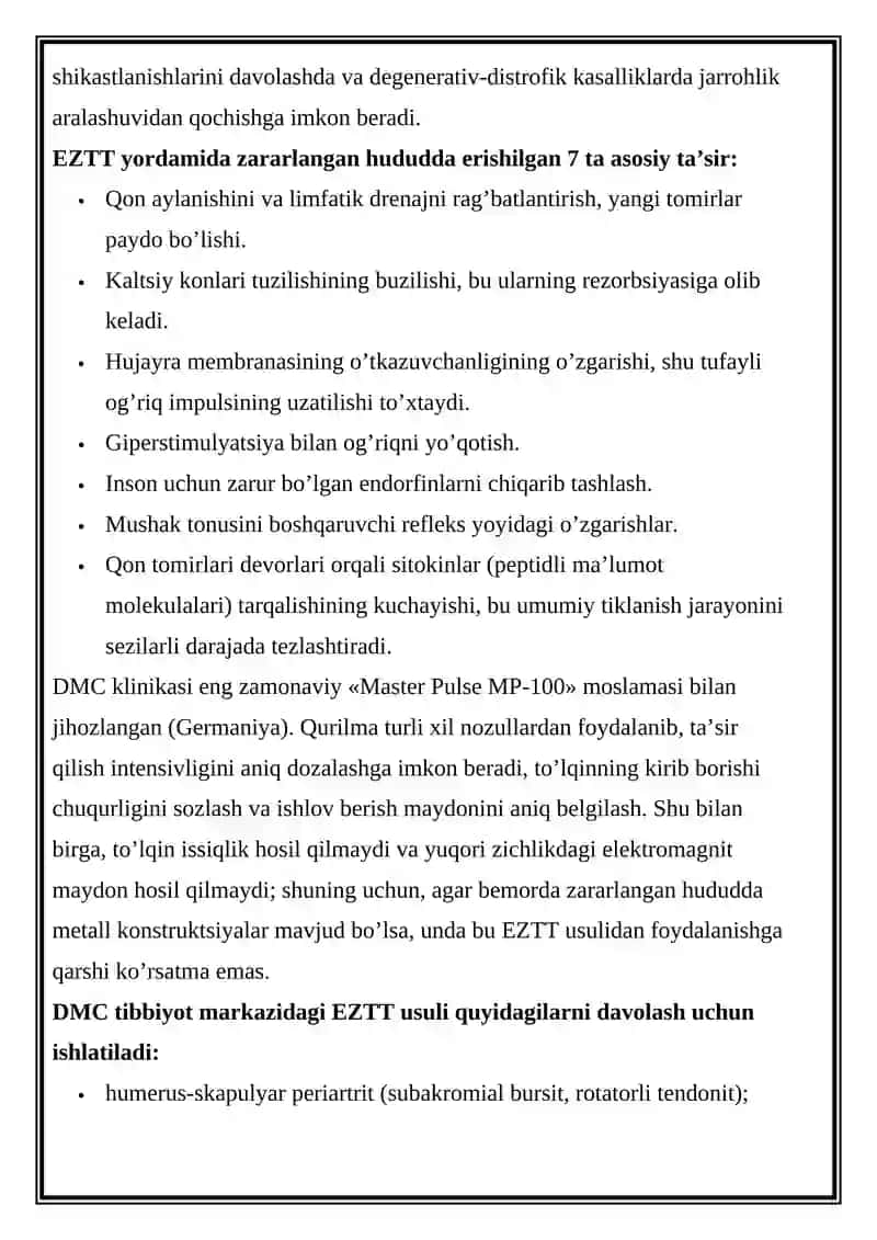 Zarbali To`lqin Terapiya 2