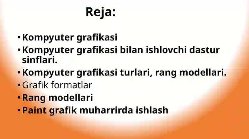 Kompyuter grafikasi 2
