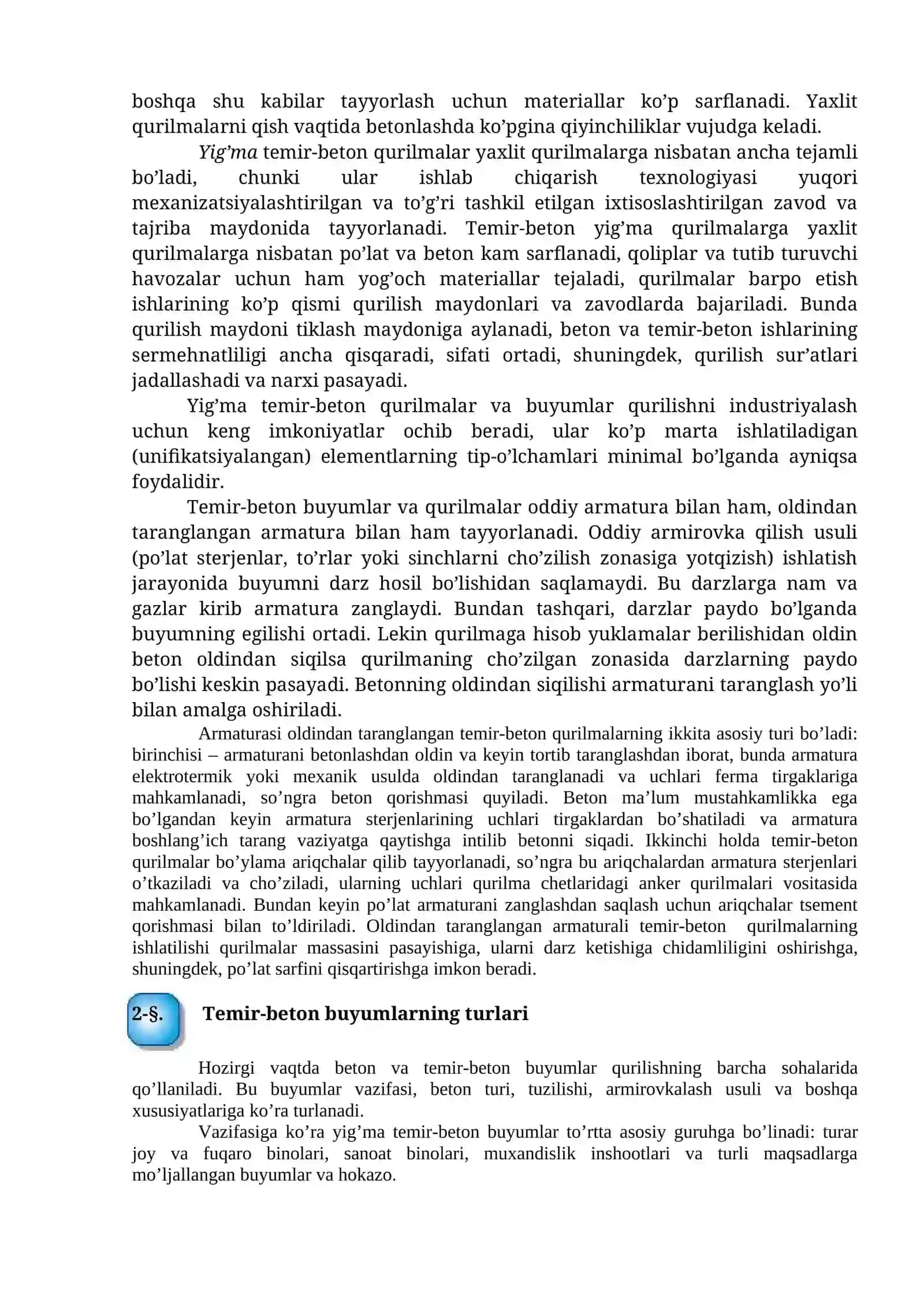 Temirbeton konstruksiyalar 2