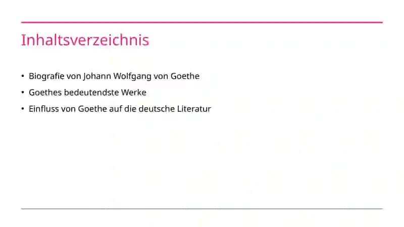 Biografie von Johann Wolfgang von Goethe 2