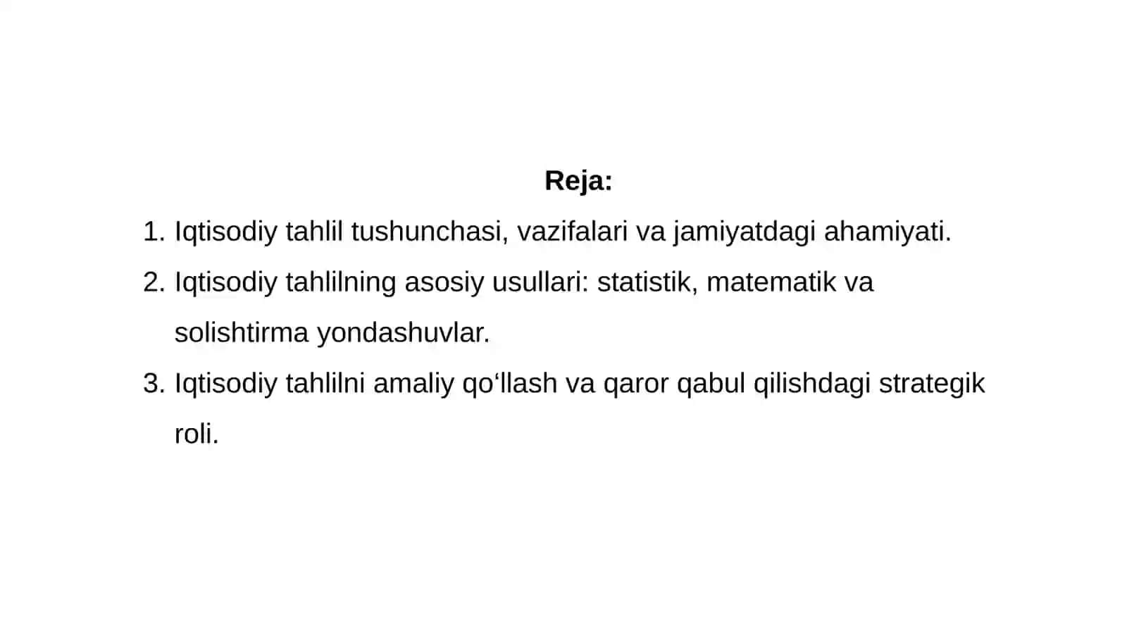 Iqtisodiy tahlilning asosiy usullari 2