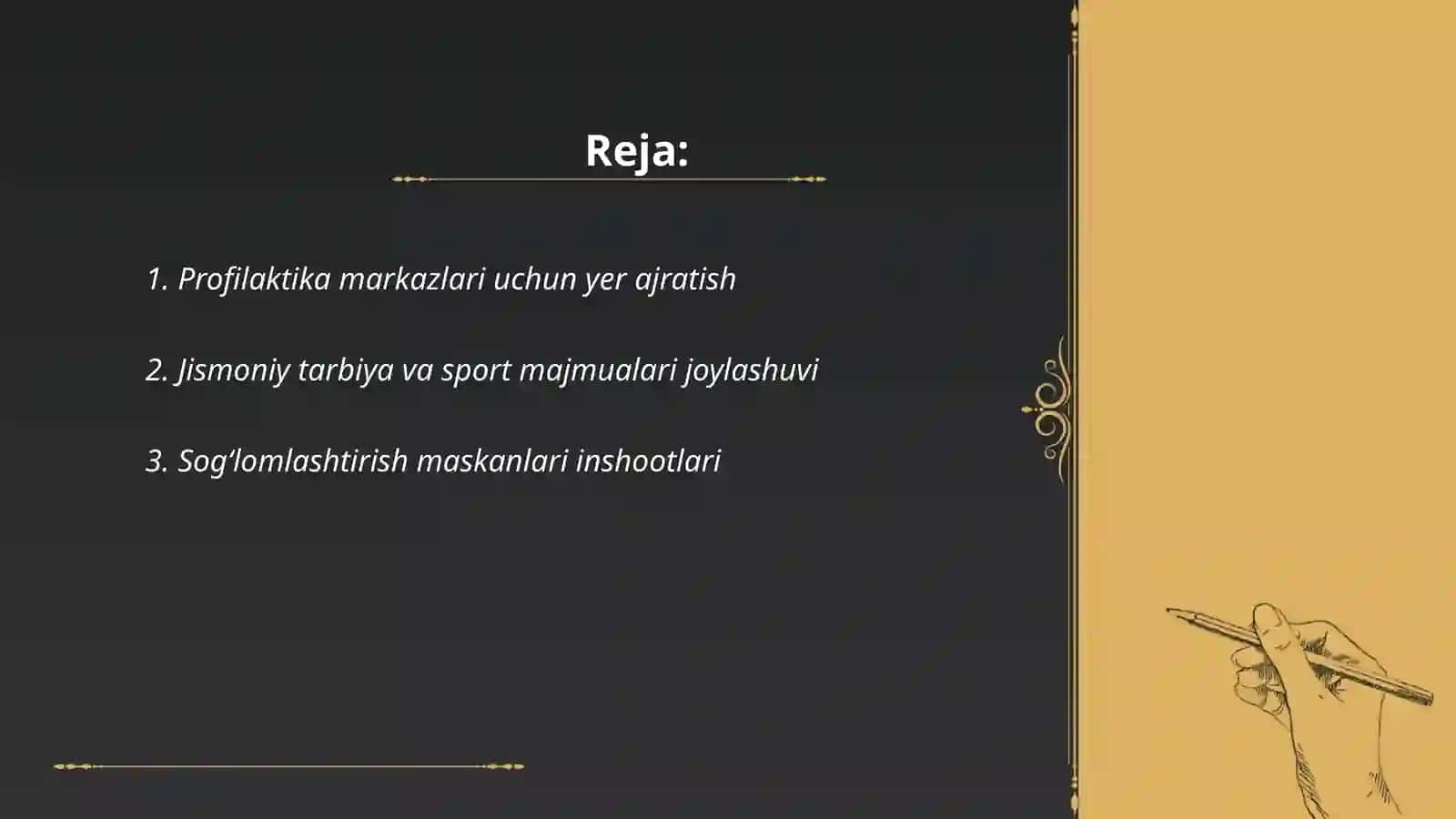 Profilaktika markazlari uchun yer ajratish 2