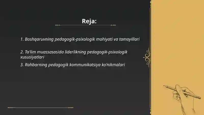 Pedagogik-psixologik boshqaruv xususiyatlari 2