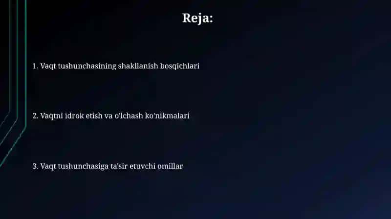 Bolalarda vaqt tushunchasini shakllantirish bosqichlari 2