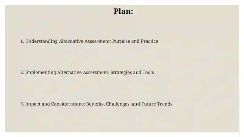 Alternative Assessment Methods 2