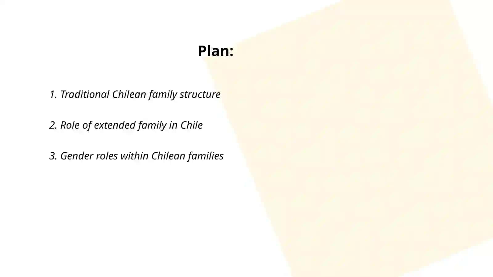 Family Culture in Chili 2
