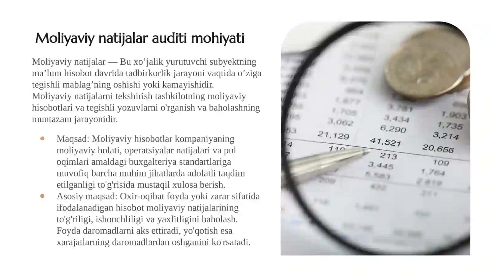 Moliyaviy Natijalar Auditi 2
