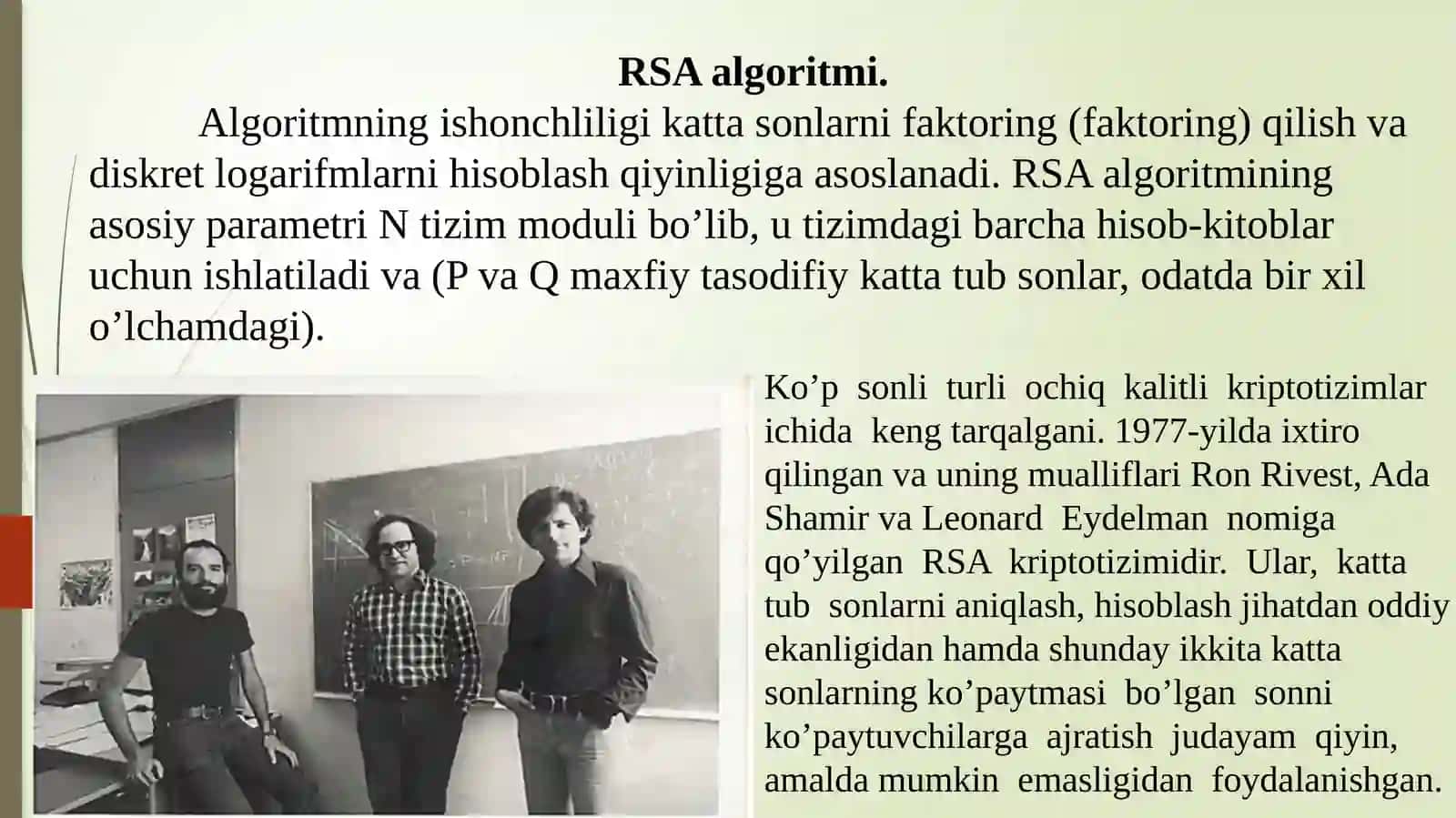 RSA algoritmi 2