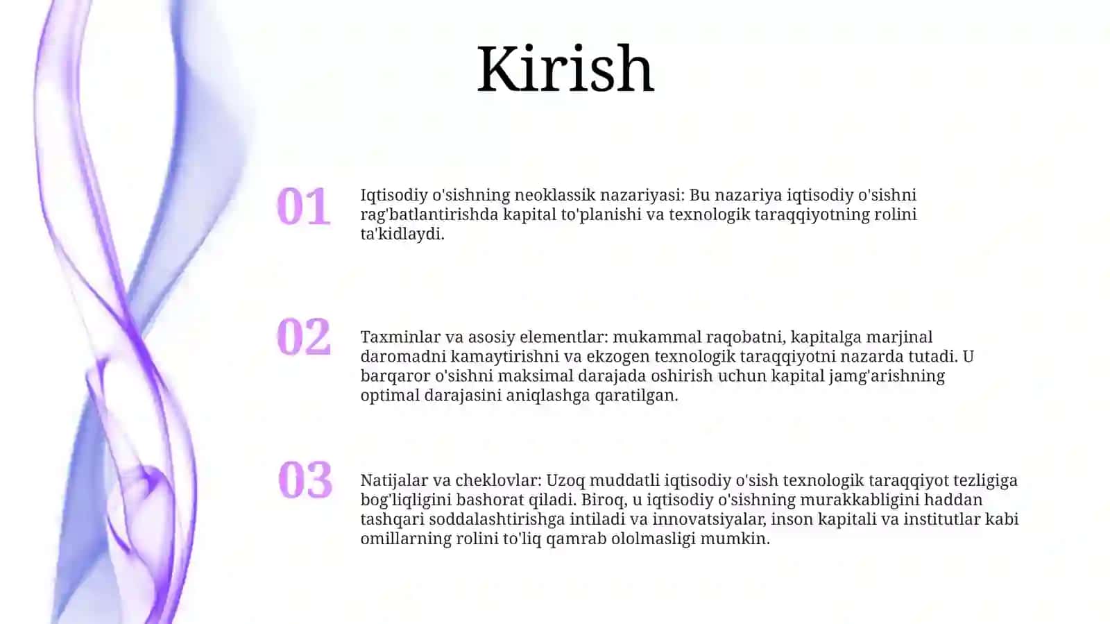 Iqtisodiy O‘Sishning Neoklastik Usuli 2