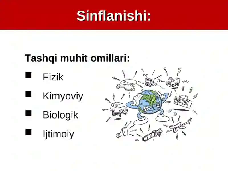 Tashqi muhit omillari va organizmga patogen ta’siri 2