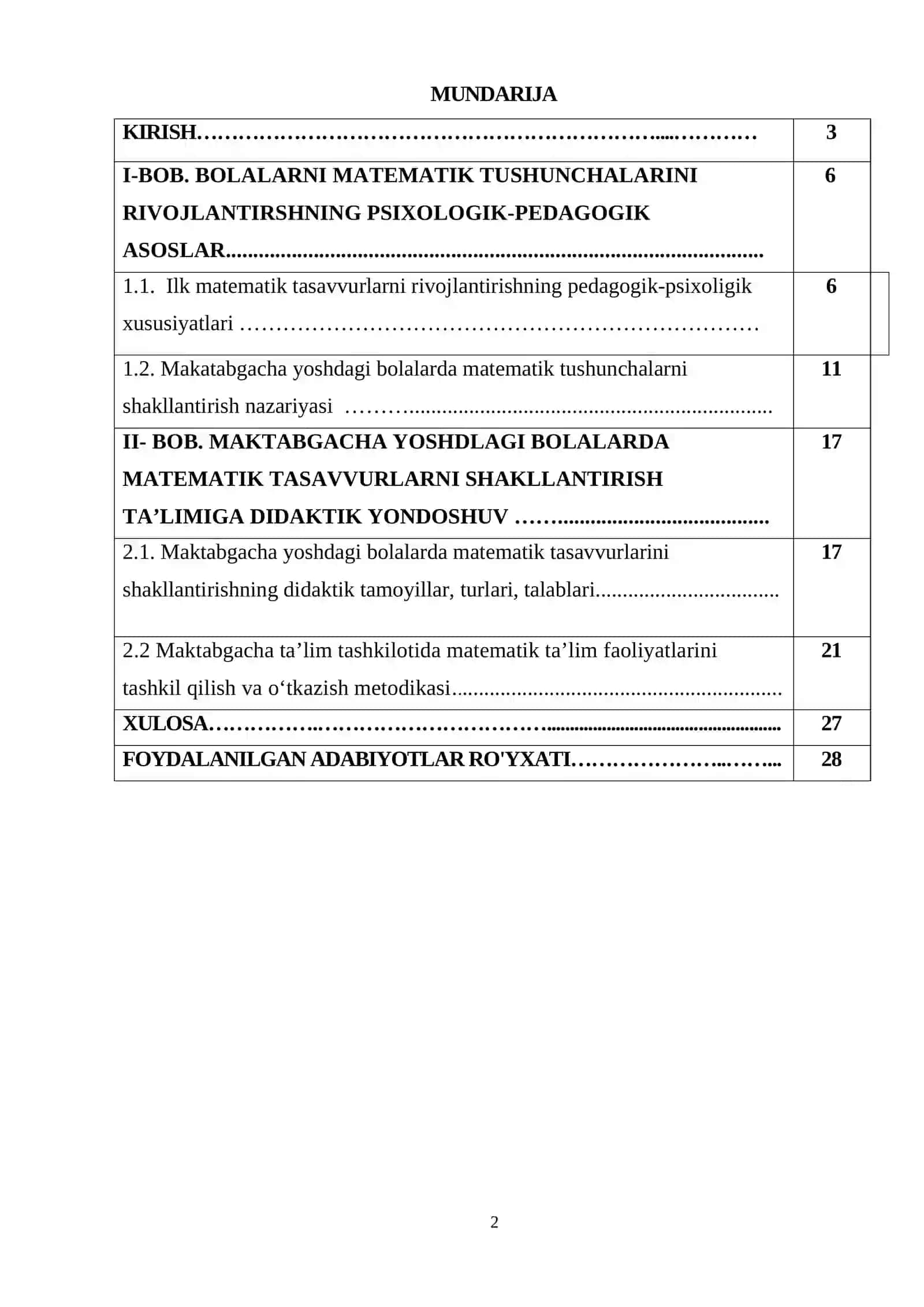 Bolalar Pedagogikasi 2