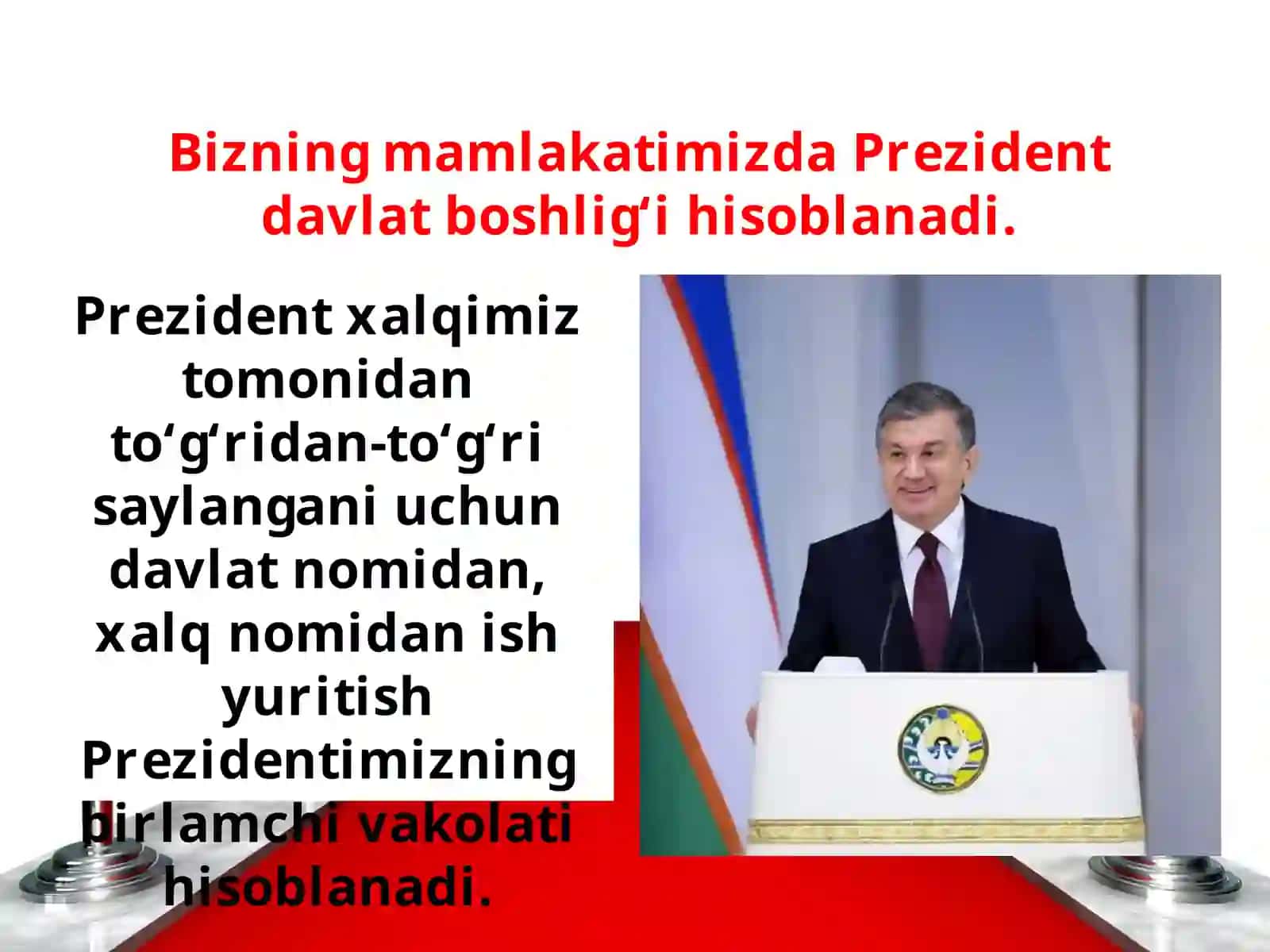 8-sinf O'zbekiston davlati va huquq asoslari fanidan 12-mavzu 2