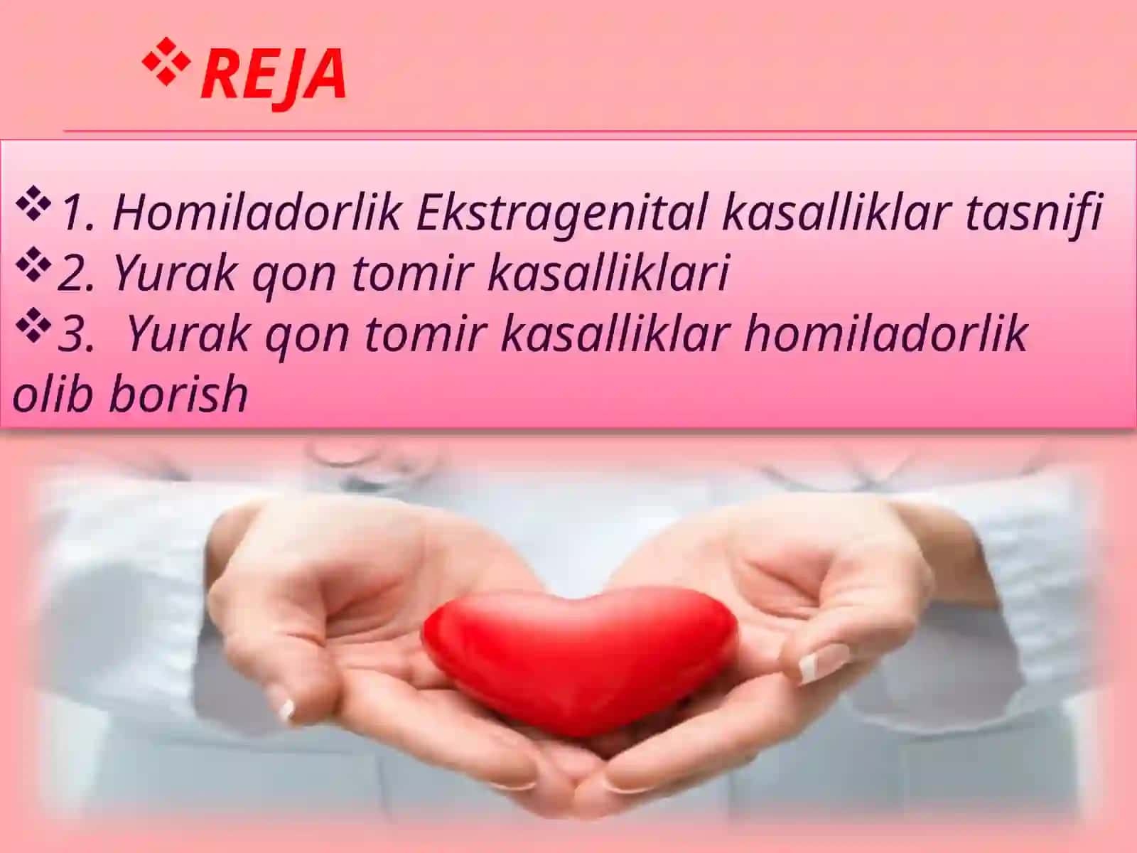 Ekstragenitalkasalliklar Yurakqontomirkasalliklar 2